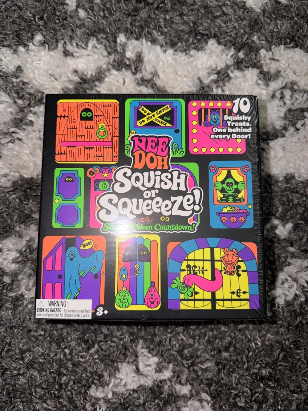 NWT NeeDoh Squish or Squeeze! Halloween Countdown - Multi-Color Kids Toy Set
